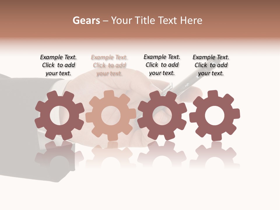 Blank Message Connect PowerPoint Template