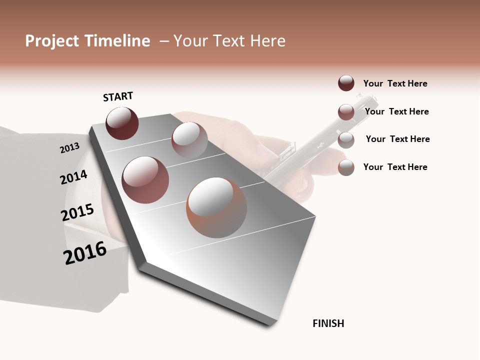 Blank Message Connect PowerPoint Template