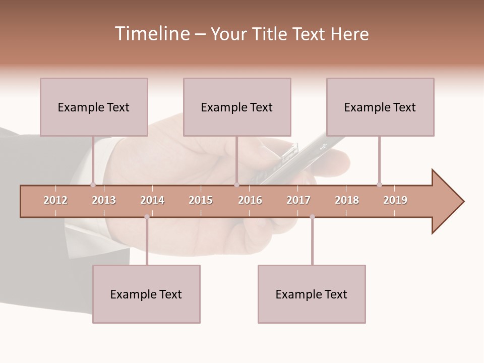 Blank Message Connect PowerPoint Template