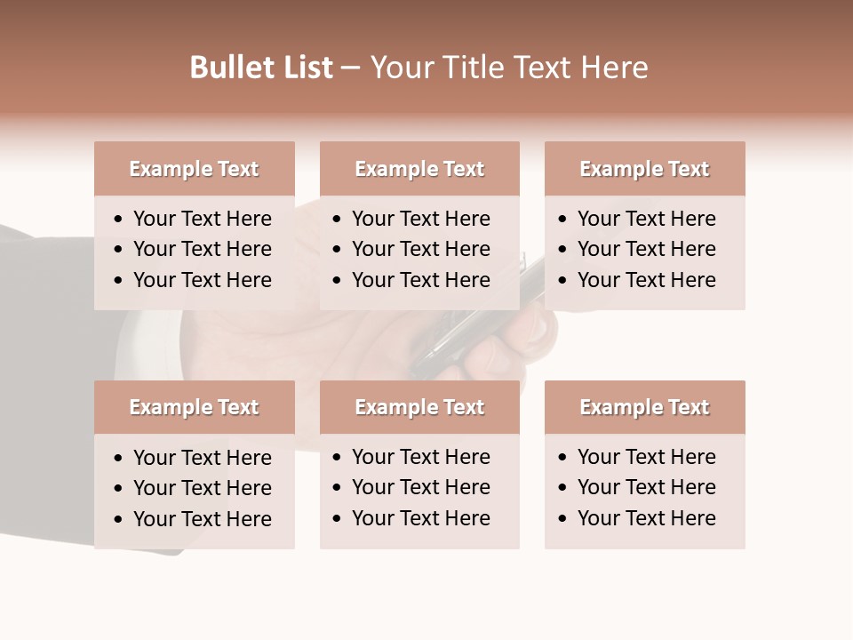 Blank Message Connect PowerPoint Template