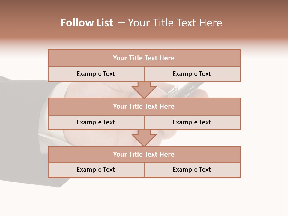 Blank Message Connect PowerPoint Template