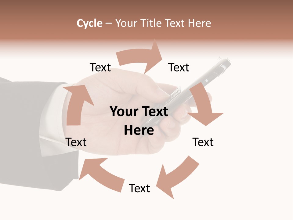 Blank Message Connect PowerPoint Template
