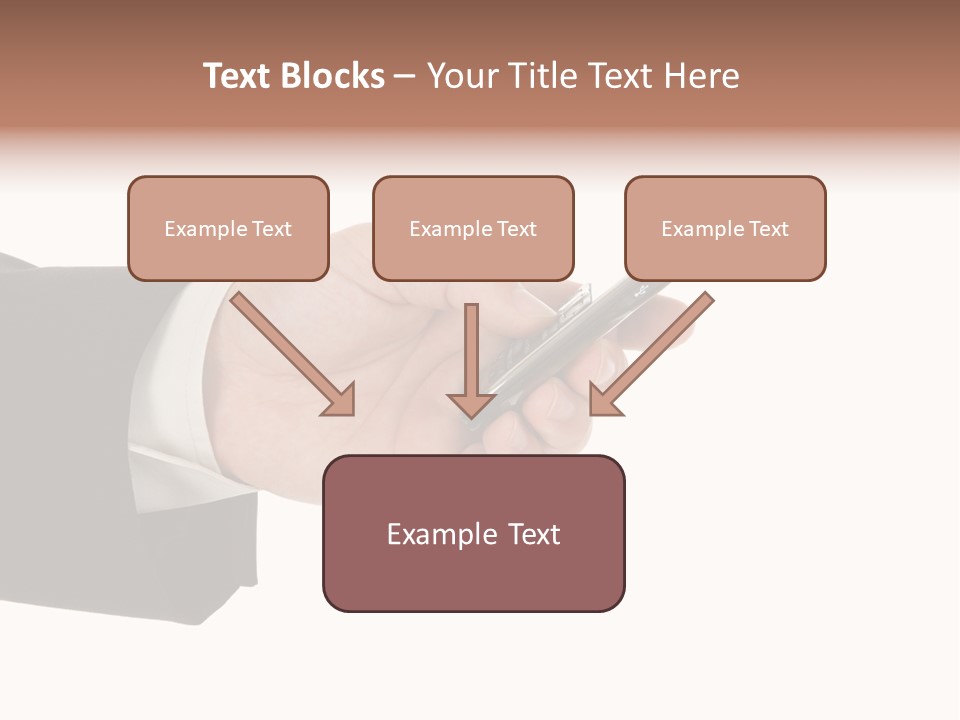 Blank Message Connect PowerPoint Template