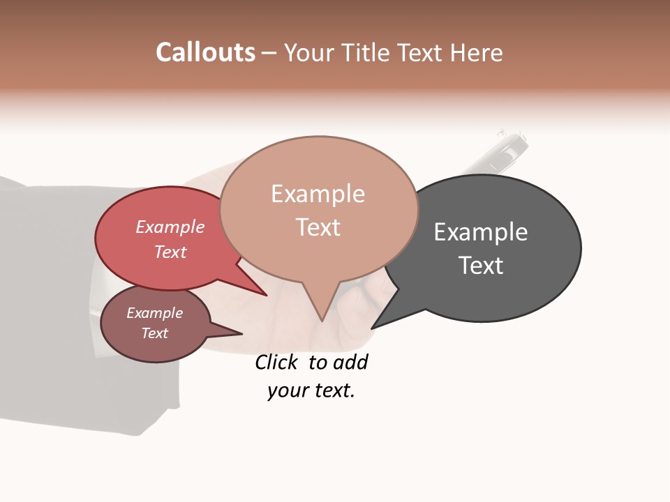 Blank Message Connect PowerPoint Template