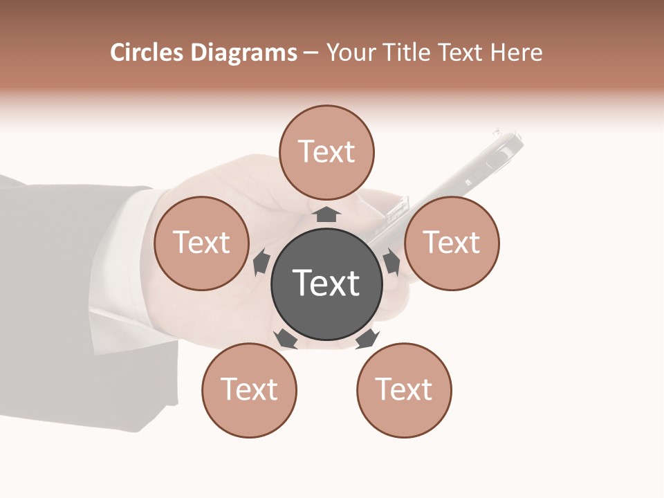 Blank Message Connect PowerPoint Template