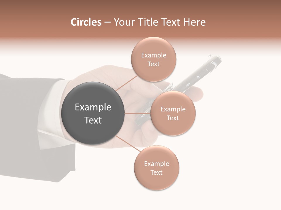 Blank Message Connect PowerPoint Template
