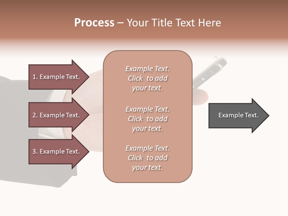 Blank Message Connect PowerPoint Template