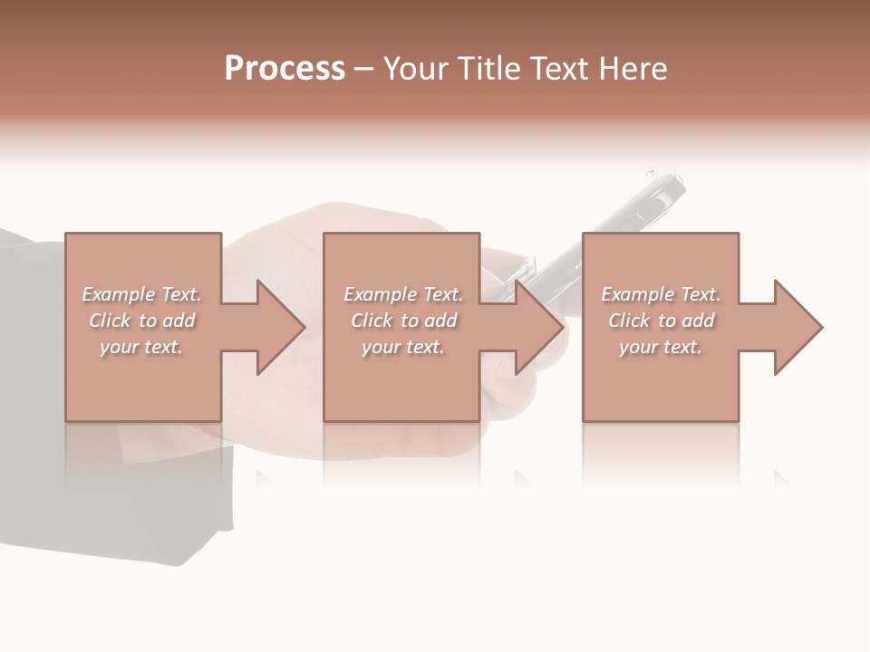 Blank Message Connect PowerPoint Template