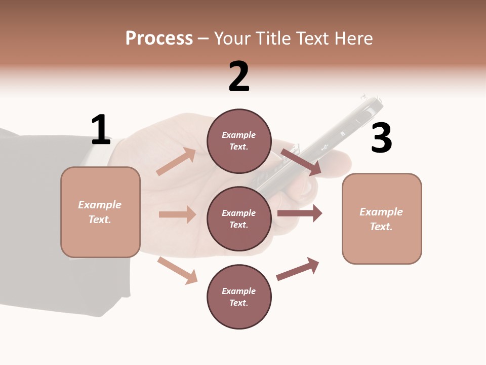 Blank Message Connect PowerPoint Template