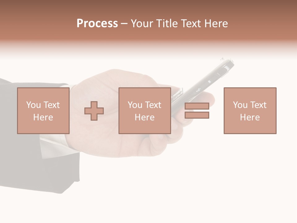 Blank Message Connect PowerPoint Template