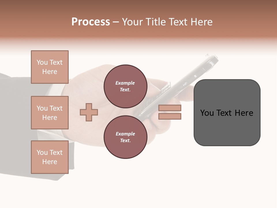 Blank Message Connect PowerPoint Template