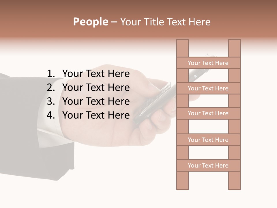 Blank Message Connect PowerPoint Template
