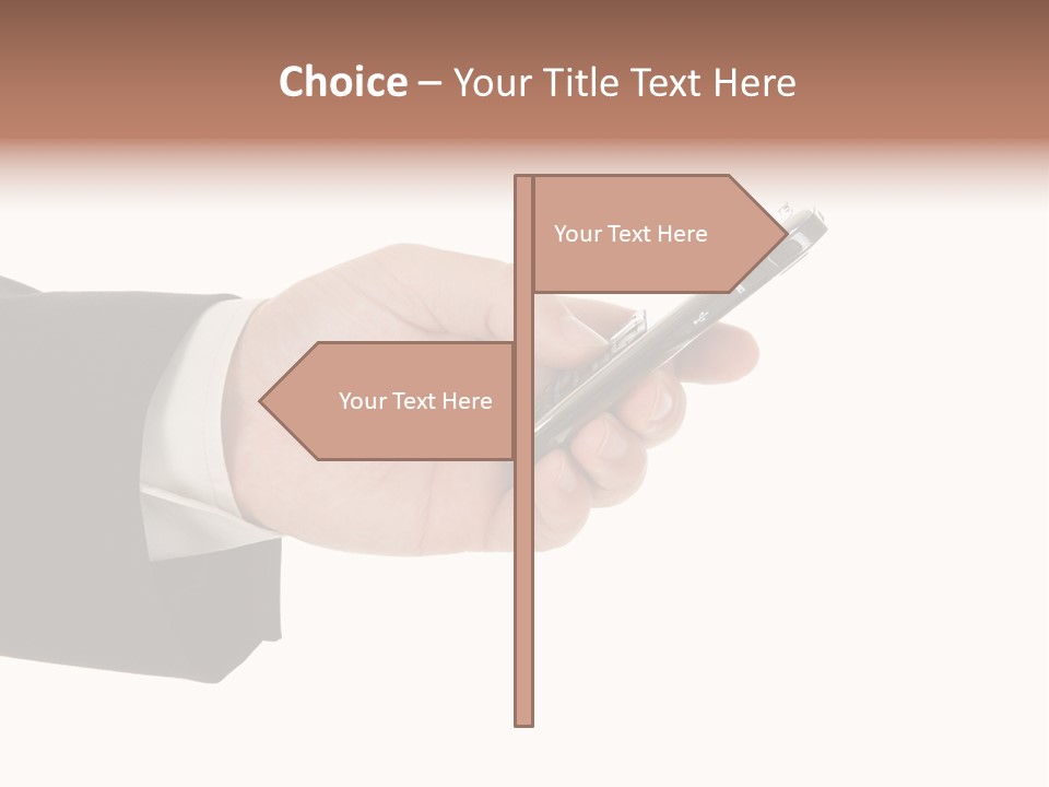 Blank Message Connect PowerPoint Template