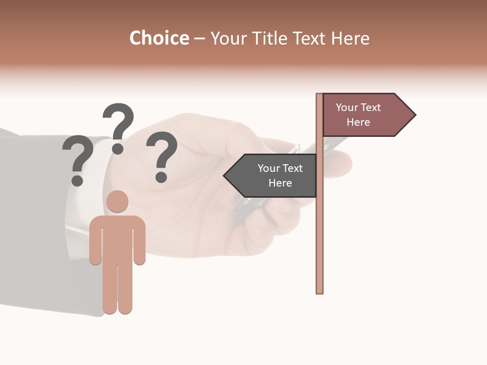 Blank Message Connect PowerPoint Template