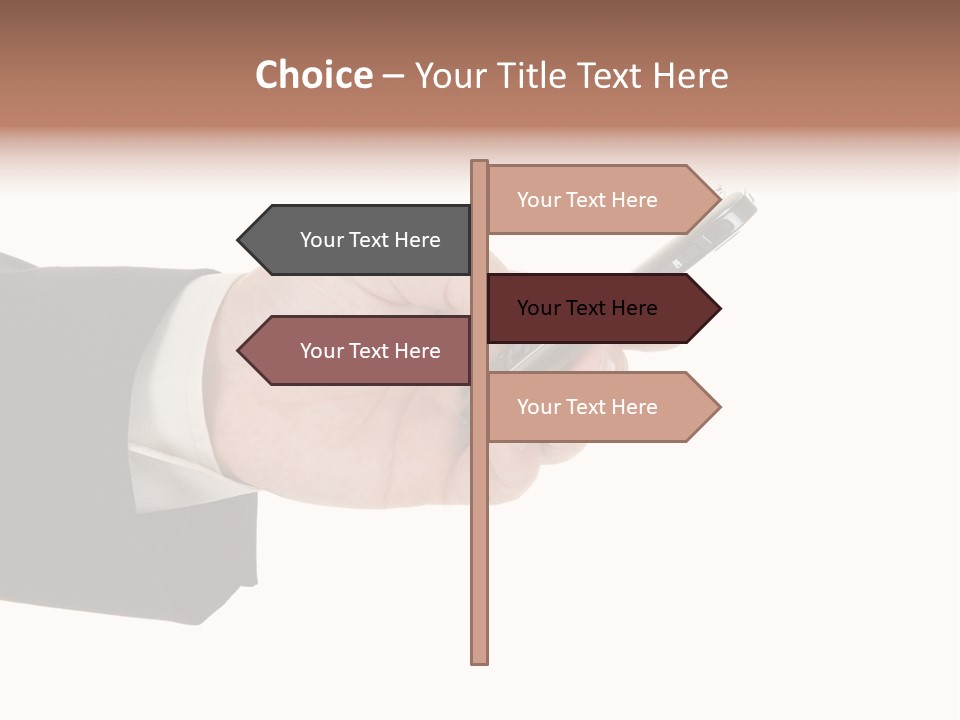 Blank Message Connect PowerPoint Template