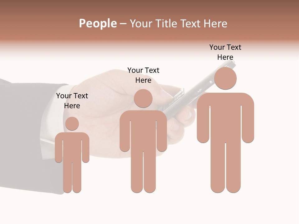 Blank Message Connect PowerPoint Template