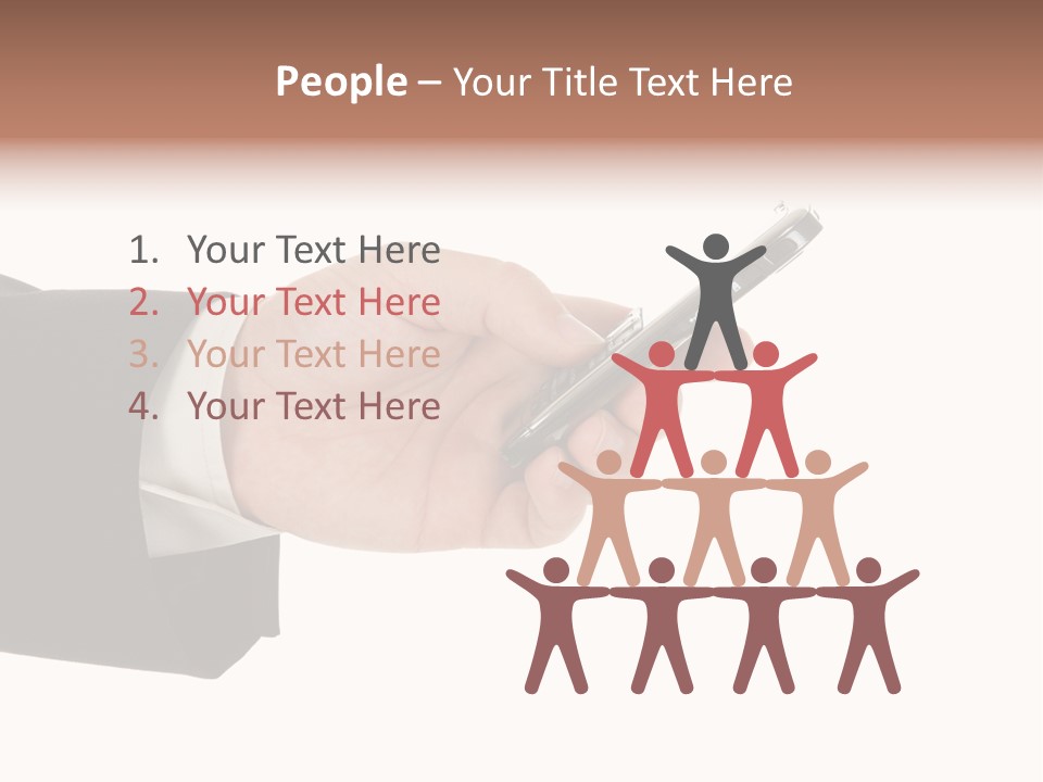 Blank Message Connect PowerPoint Template