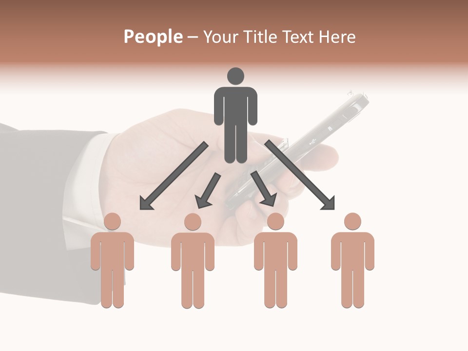 Blank Message Connect PowerPoint Template