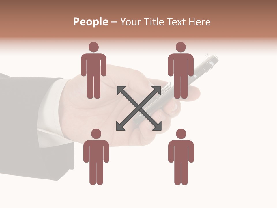 Blank Message Connect PowerPoint Template
