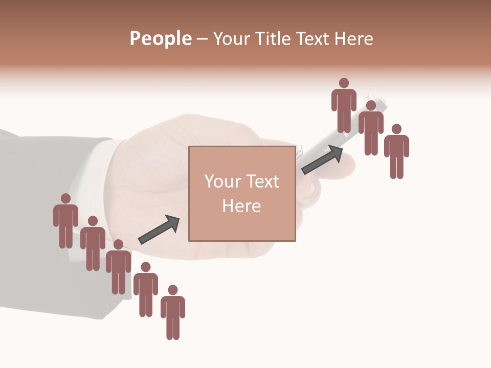 Blank Message Connect PowerPoint Template