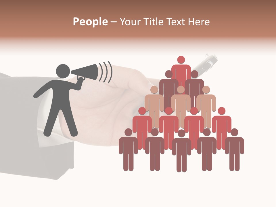 Blank Message Connect PowerPoint Template