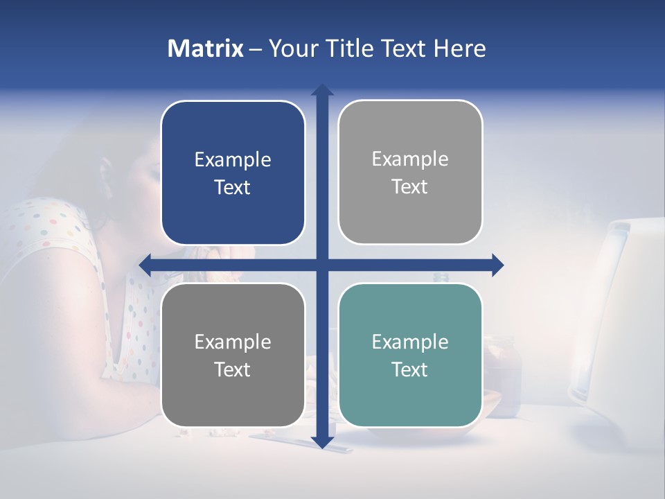 Drink Fat Woman PowerPoint Template