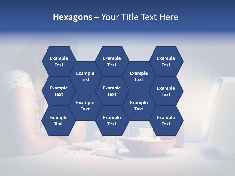 Drink Fat Woman PowerPoint Template