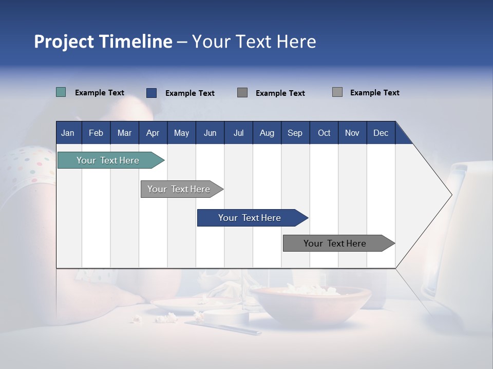 Drink Fat Woman PowerPoint Template