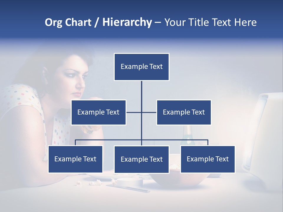 Drink Fat Woman PowerPoint Template