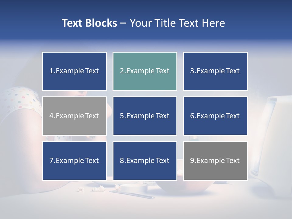 Drink Fat Woman PowerPoint Template