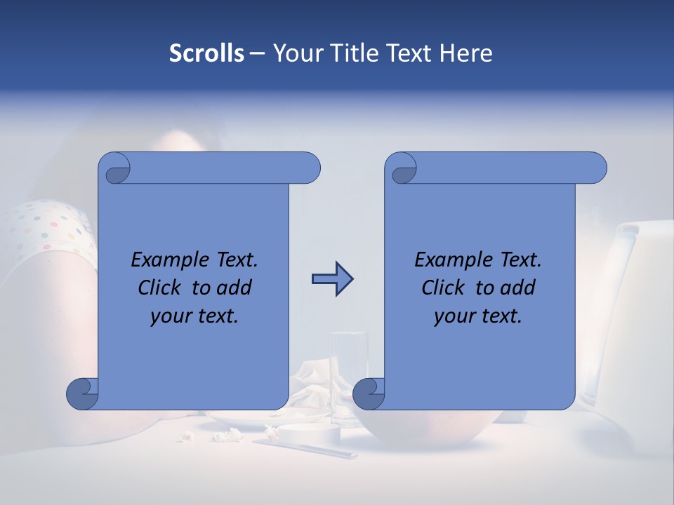 Drink Fat Woman PowerPoint Template