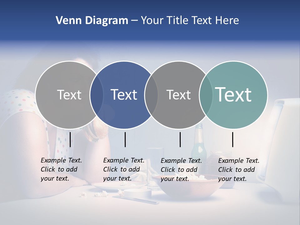 Drink Fat Woman PowerPoint Template