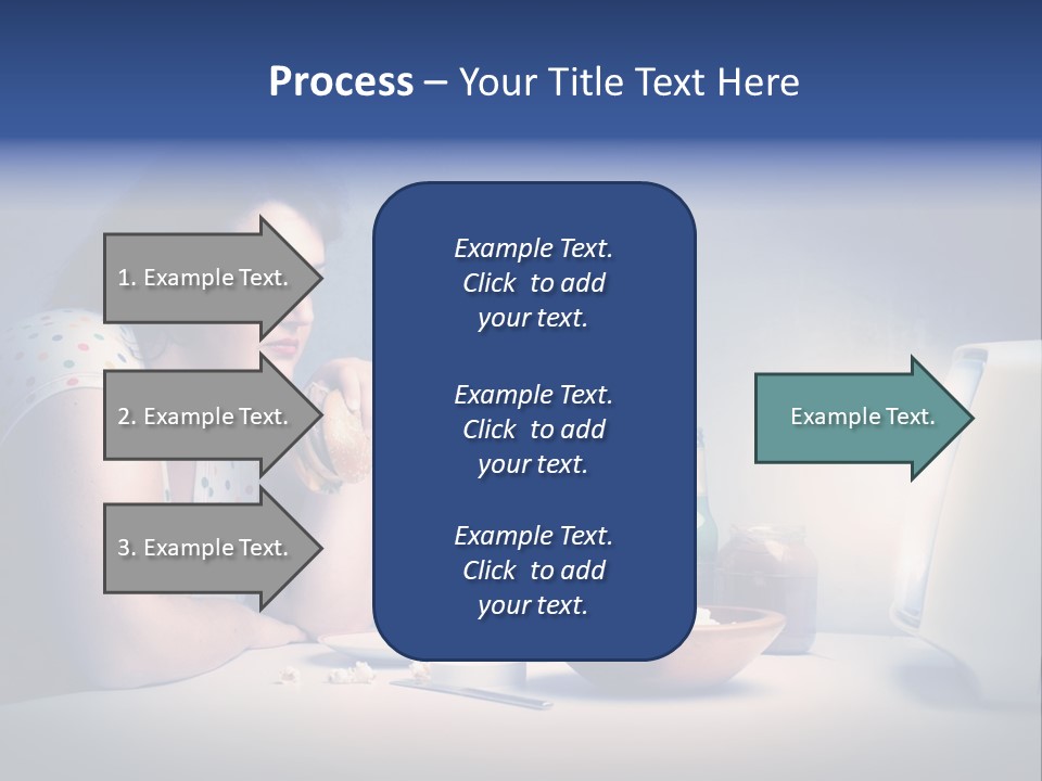Drink Fat Woman PowerPoint Template