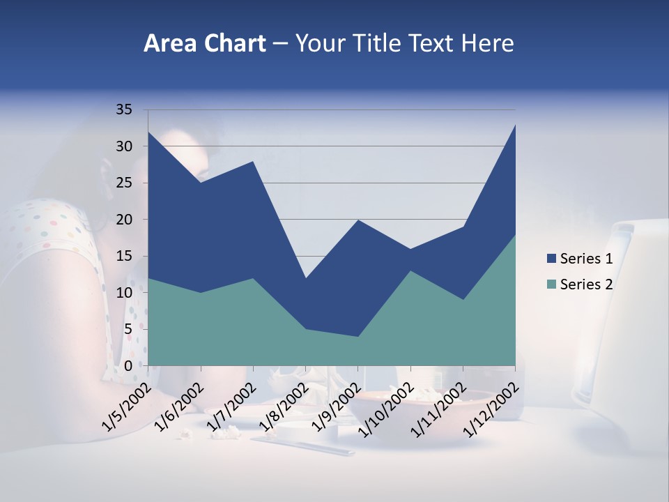 Drink Fat Woman PowerPoint Template