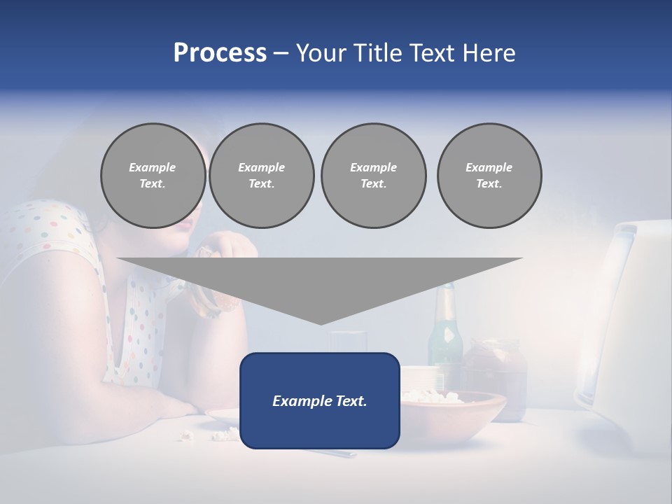 Drink Fat Woman PowerPoint Template