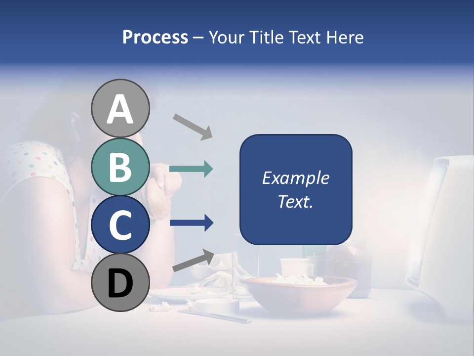 Drink Fat Woman PowerPoint Template
