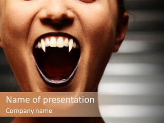 Evil Gothic Devil PowerPoint Template