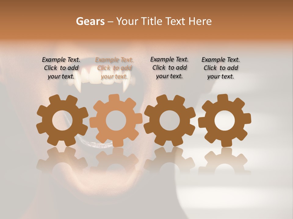 Evil Gothic Devil PowerPoint Template