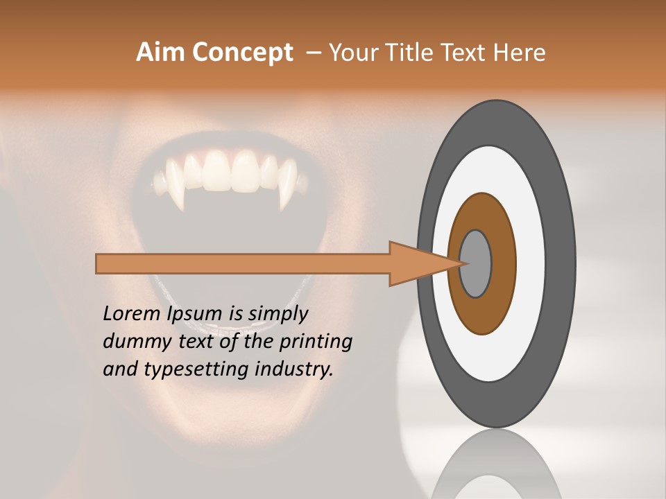 Evil Gothic Devil PowerPoint Template