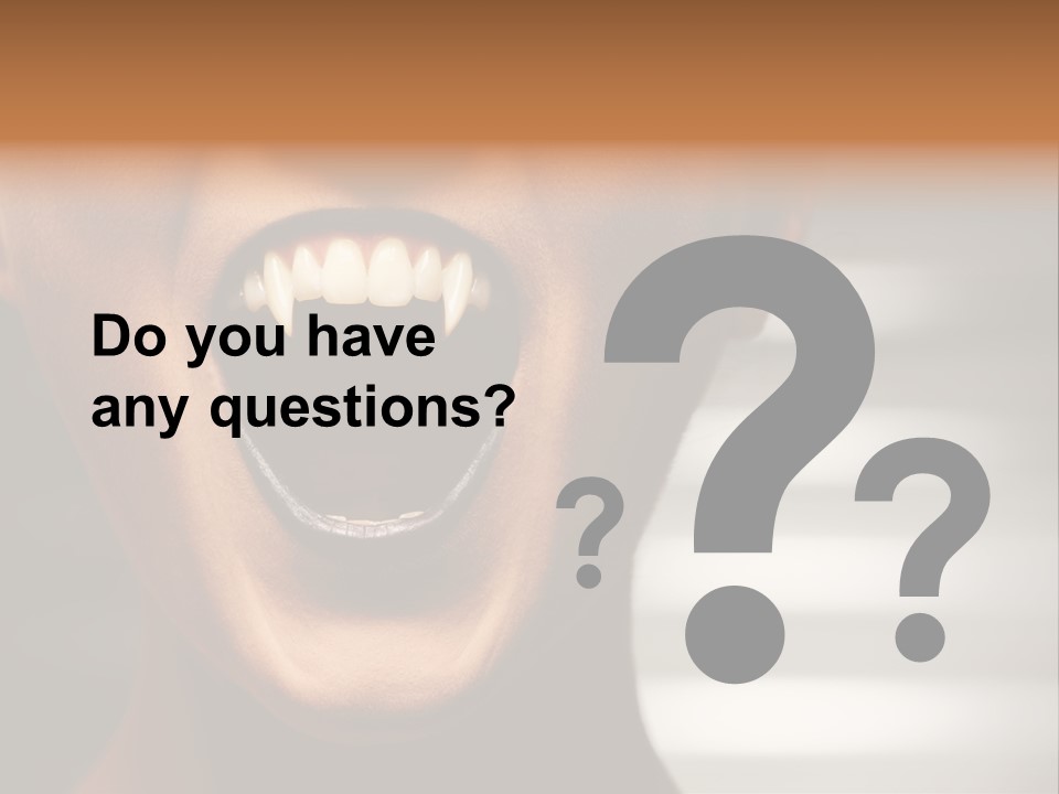 Evil Gothic Devil PowerPoint Template