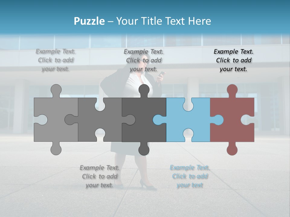 Stress Problem Girl PowerPoint Template