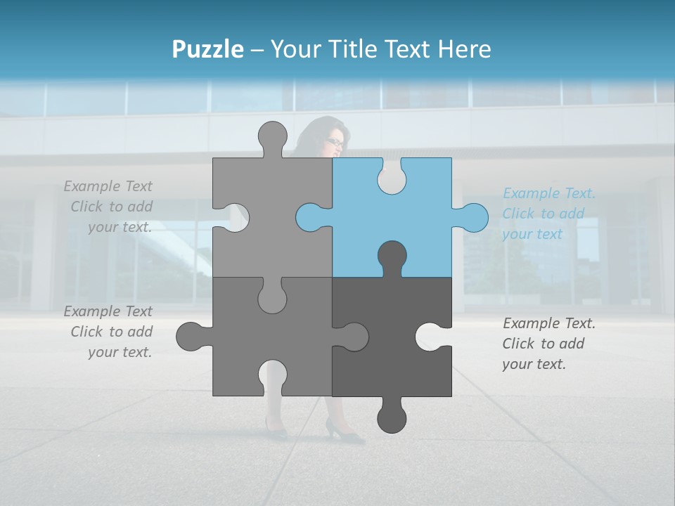 Stress Problem Girl PowerPoint Template