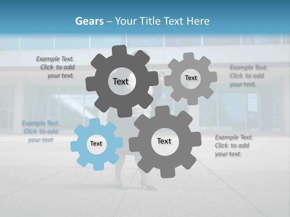 Stress Problem Girl PowerPoint Template