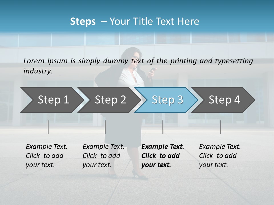 Stress Problem Girl PowerPoint Template