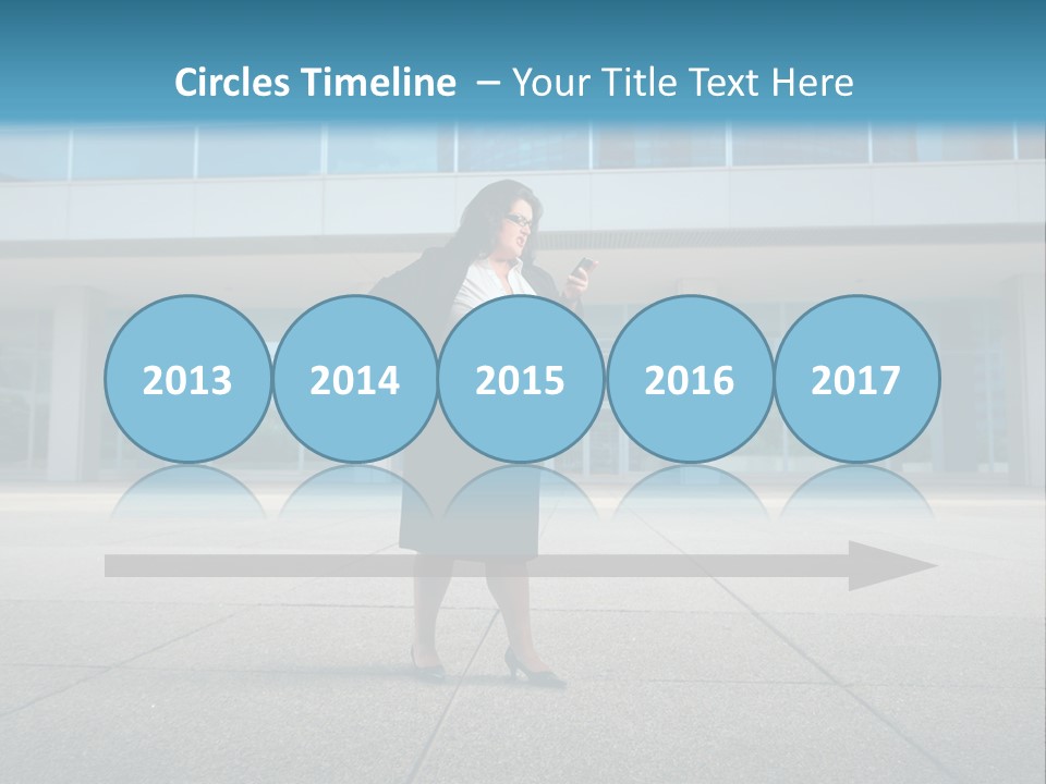 Stress Problem Girl PowerPoint Template