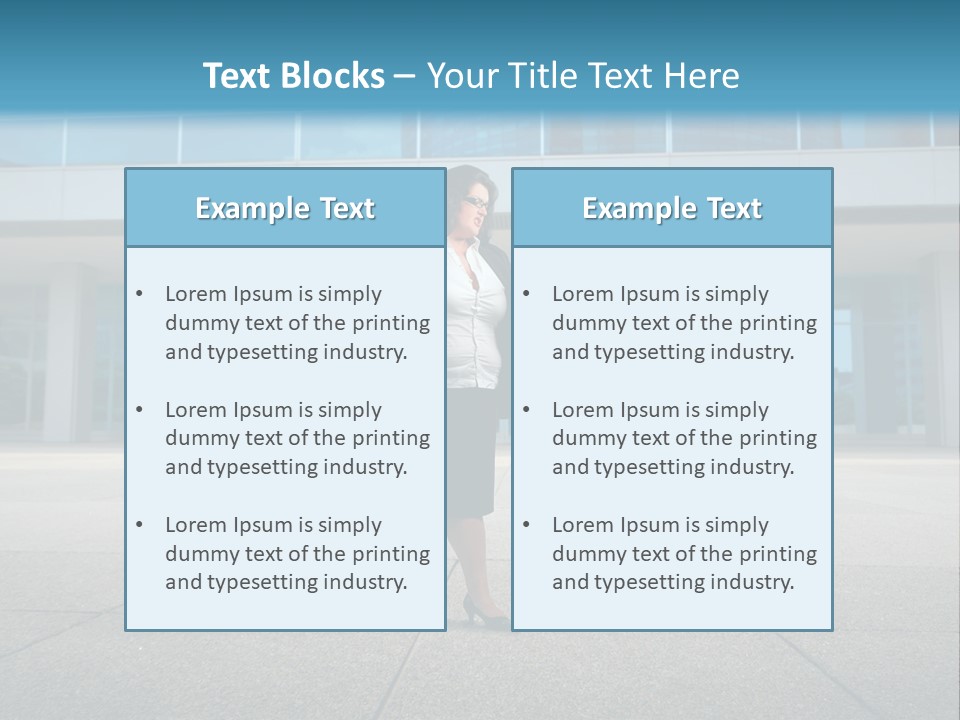 Stress Problem Girl PowerPoint Template