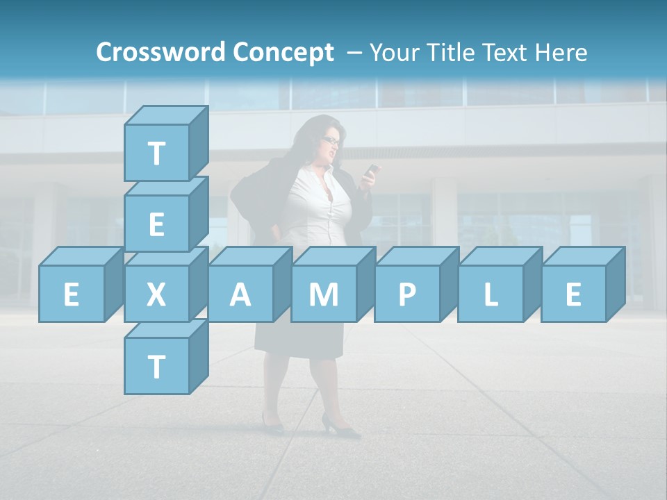 Stress Problem Girl PowerPoint Template