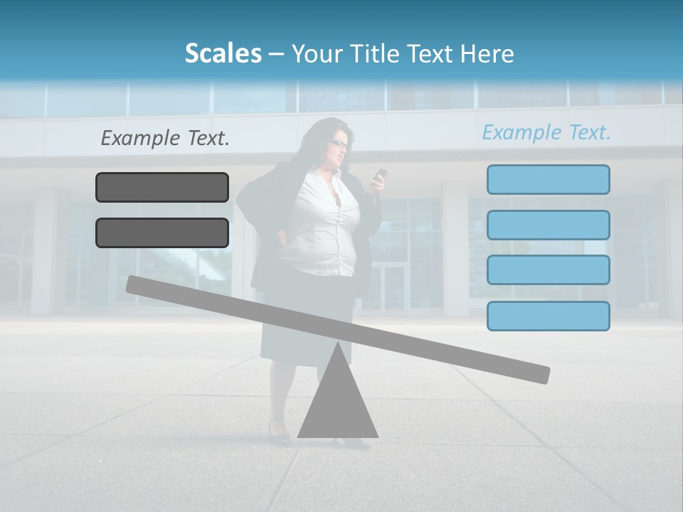 Stress Problem Girl PowerPoint Template