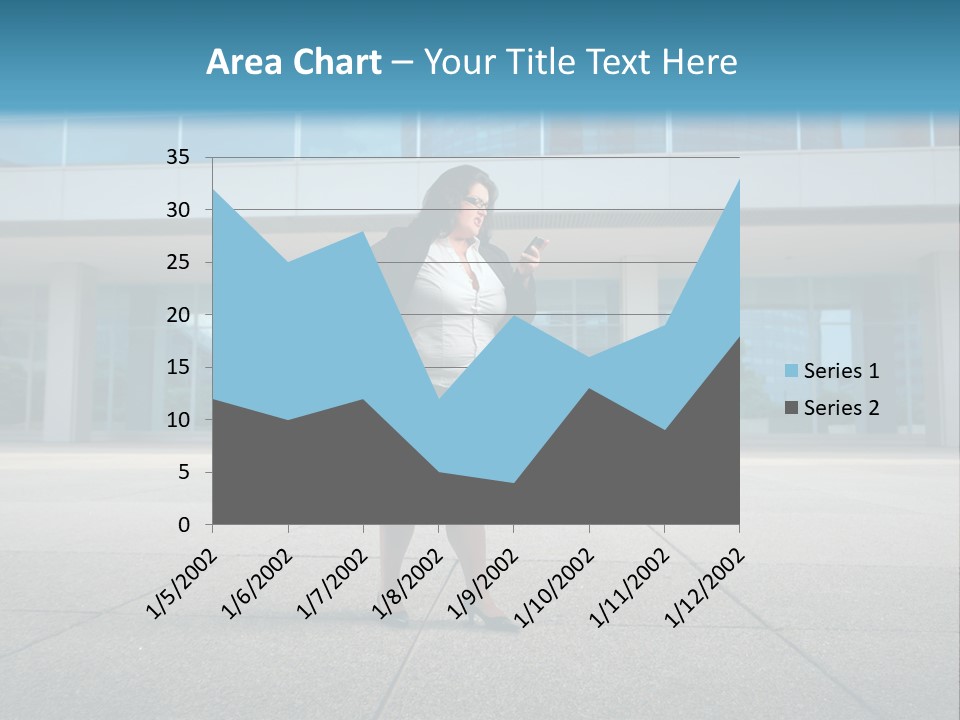Stress Problem Girl PowerPoint Template