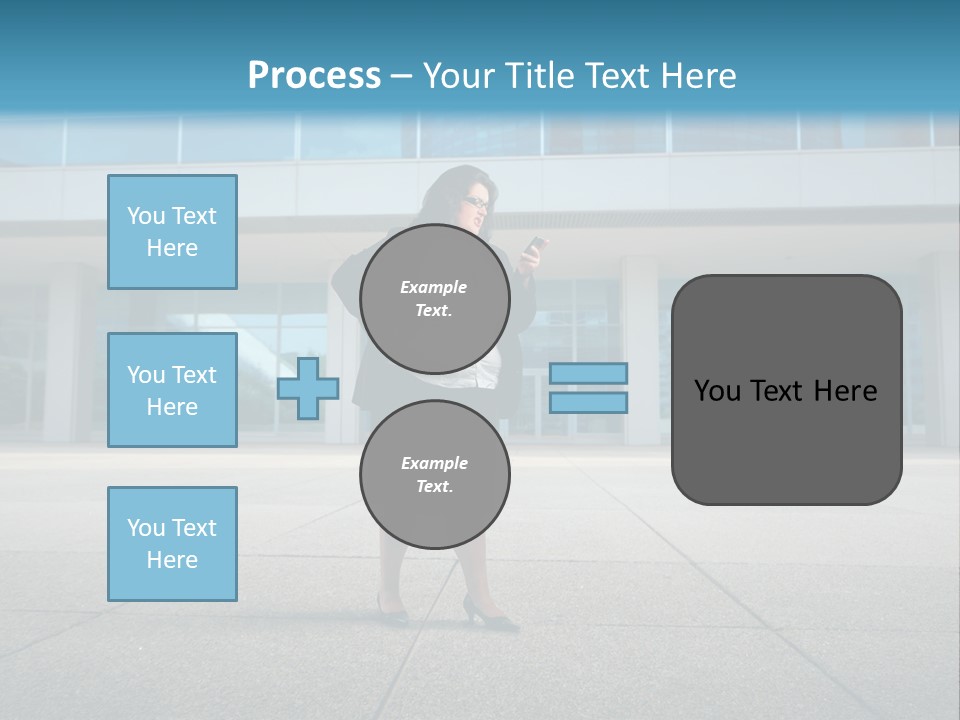 Stress Problem Girl PowerPoint Template